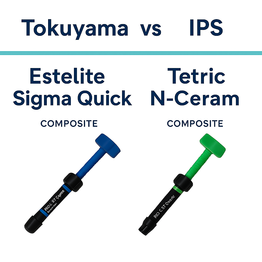 مقایسه کامپوزیت Tokuyama و IPS برای دندانپزشکان