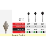 فرز الماسی دسته نقره ای BTM مدل Double Conical 811