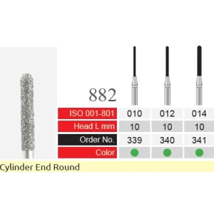 فرز الماسه مدل فیشور اند روند BTM Diamond Cylinder End Round – 882