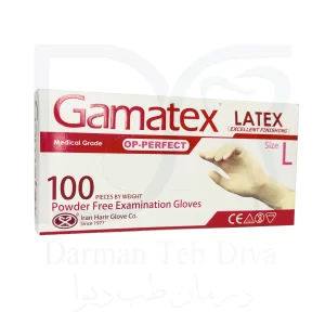 دستکش لاتکس Gamatex