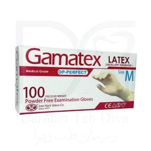 دستکش لاتکس Gamatex